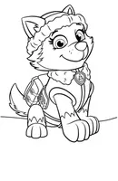 Paw Patrol kleurplaat 32
